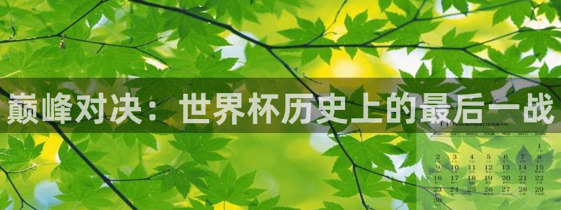 世界杯 2026：巅峰对决：世界杯历史上的最后一战